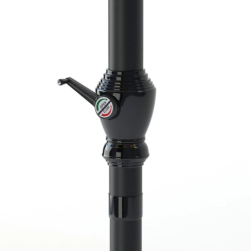 Mosaic Solid 9 ft Patio Umbrella with Closure Strap