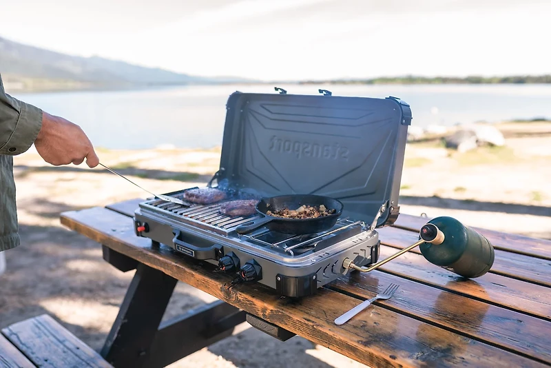 Stansport Boulder Series Propane Stove and Grill Combo