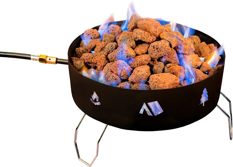 Stansport Propane Fire Pit with Lava Rocks