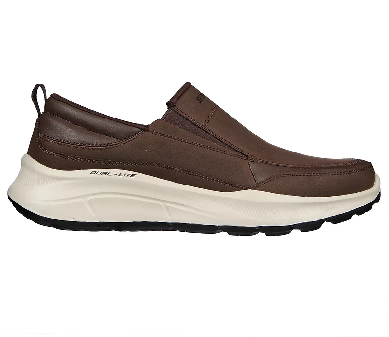 SKECHERS Men’s Equalizer 5.0 Leather Relaxed Fit Slip-On Shoes