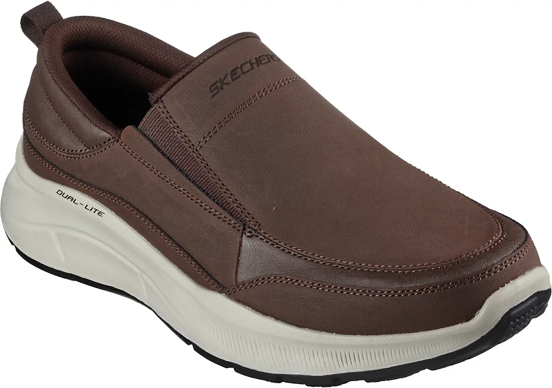 SKECHERS Men’s Equalizer 5.0 Leather Relaxed Fit Slip-On Shoes