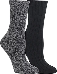 Magellan Women's Heathered Lounge Socks 2 Pack