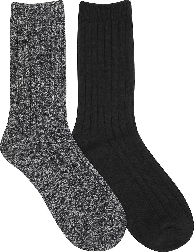 Magellan Women's Heathered Lounge Socks 2 Pack