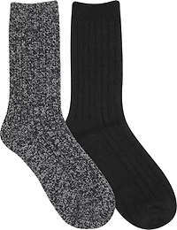 Magellan Women's Heathered Lounge Socks 2 Pack