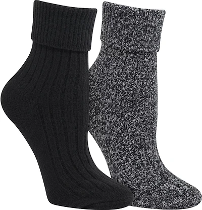 Magellan Foldover Lounge Socks 2 Pack