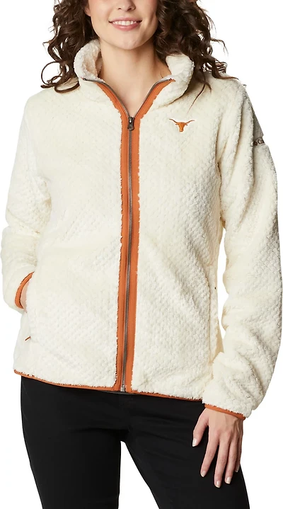 Columbia Sportswear Women's University of Texas Fire Side II Sherpa Full Zip Jacket