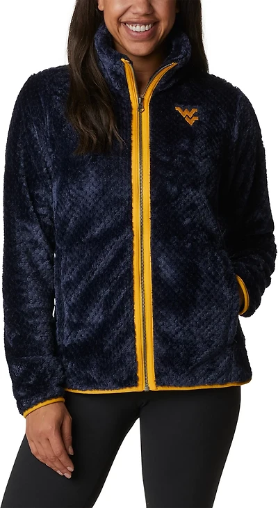 Columbia Sportswear Women's West Virginia University Fire Side II Sherpa Full Zip Jacket