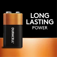 Duracell Coppertop 9V Alkaline Batteries 2-Pack