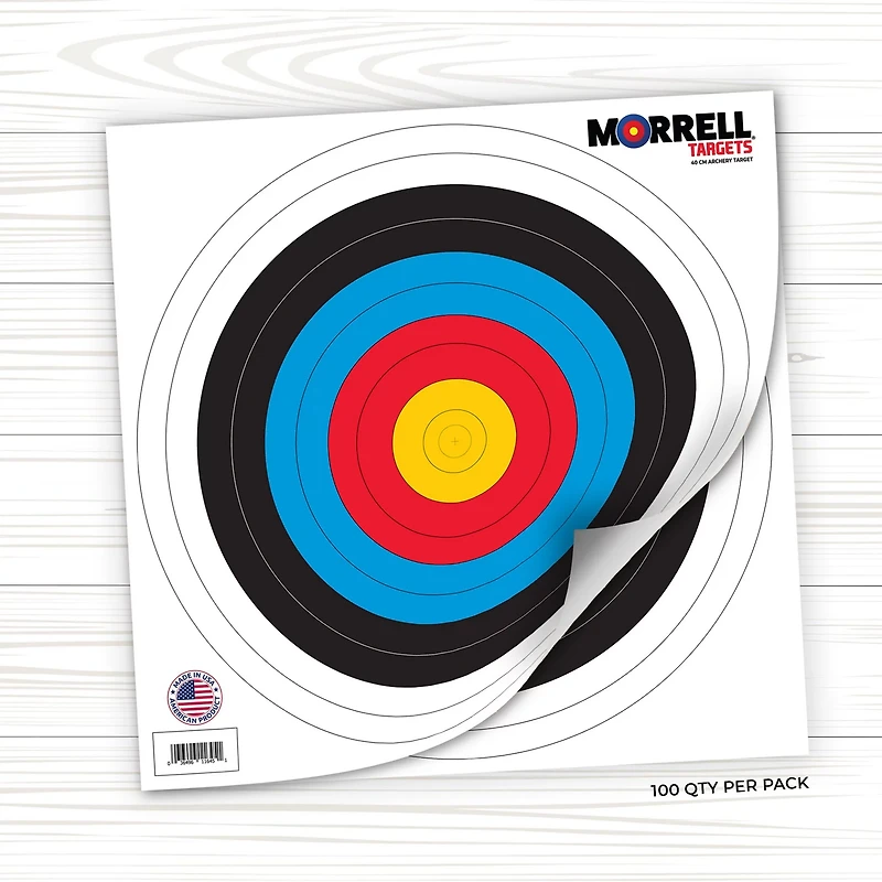 Morrell PF40 Paper Face Target 100-Pack