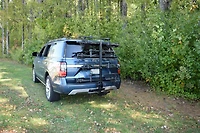 Malone Auto Racks Pilot HM4 4-Bike Expandable Hitch Mount Platform Carrier