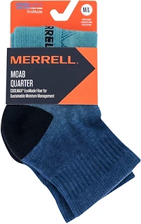 Merrell Adults' 360 Print Gradient MOAB Midweight Quarter Socks
