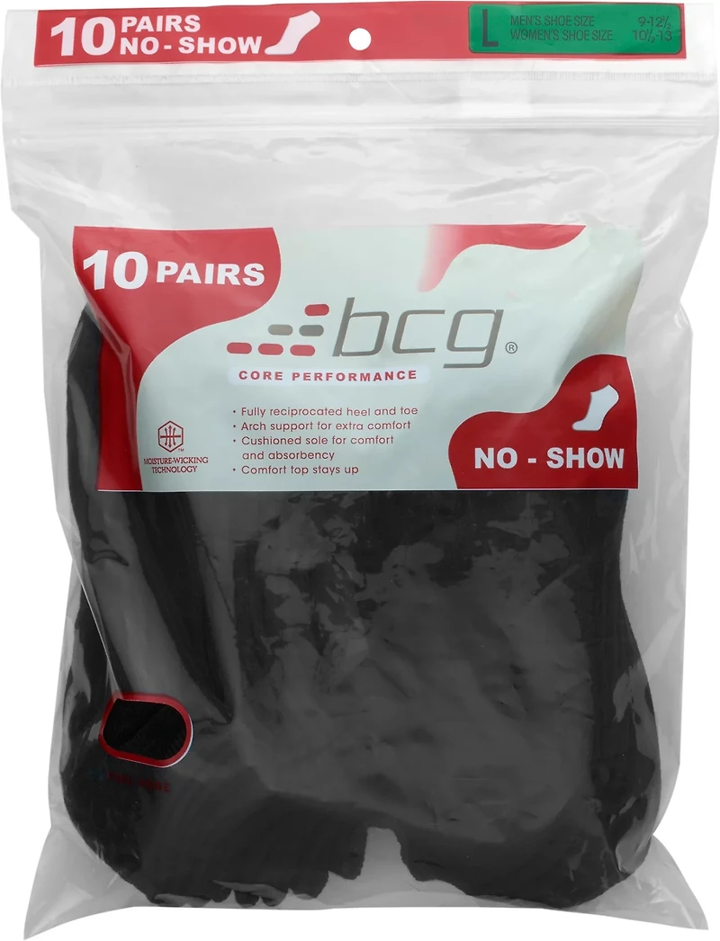 BCG Training No-Show Socks 10 Pack
