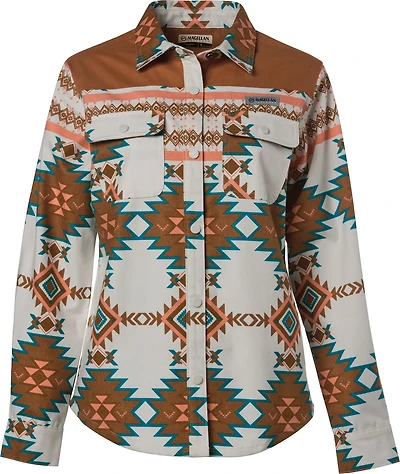 Magellan Outdoors Women's Campfire Flannel Long Sleeve Shirt Jacket