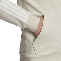 adidas Men's Essentials 3 Stripe Full-Zip Hooded Track Top