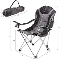 Picnic Time Reclining Camp Chair