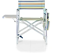 Picnic Time Stripe Collection Sports Chair