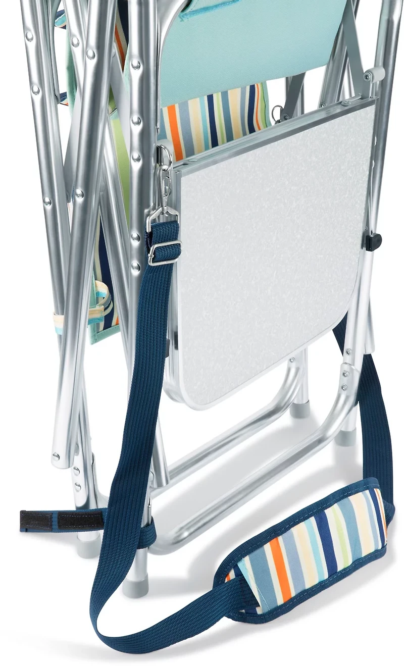 Picnic Time Stripe Collection Sports Chair