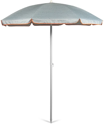 Picnic Time 5.5' Athens Pattern Portable Beach Umbrella