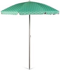 Picnic Time 5.5' Athens Pattern Portable Beach Umbrella