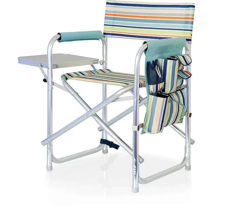 Picnic Time Stripe Collection Sports Chair