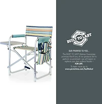 Picnic Time Stripe Collection Sports Chair