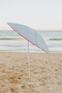 Picnic Time 5.5' Athens Pattern Portable Beach Umbrella