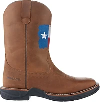 Brazos Men's Maverick Texas Flag Work Boots