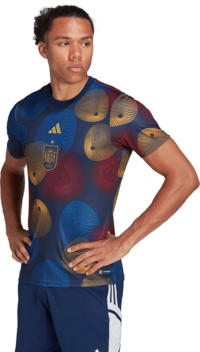 adidas Men's Spain 2022 World Cup Pre-Match Jersey
