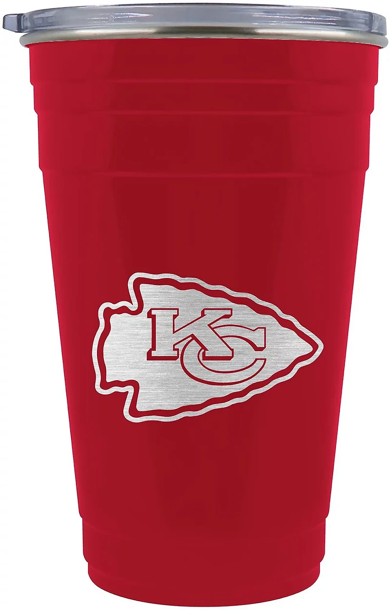 Great American Products Kansas City Chiefs 22 oz Tailgater Travel Tumbler