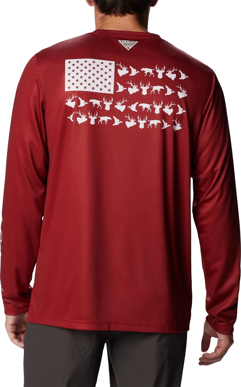 Columbia Sportswear Men's University of Oklahoma PHG Terminal Shot Long Sleeve T-shirt