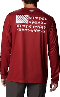 Columbia Sportswear Men's University of Oklahoma PHG Terminal Shot Long Sleeve T-shirt