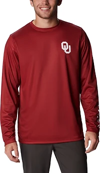 Columbia Sportswear Men's University of Oklahoma PHG Terminal Shot Long Sleeve T-shirt