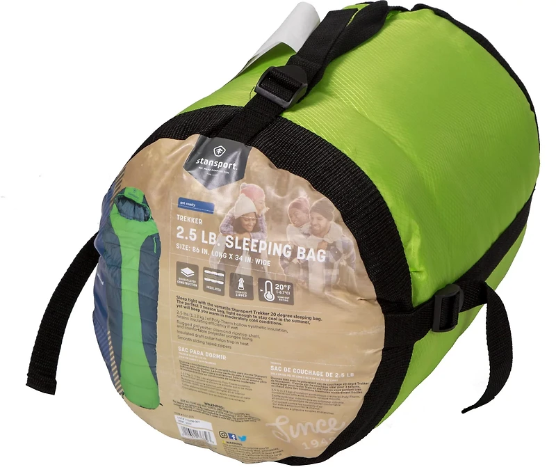 Stansport 20 Degree Trekker Mummy Sleeping Bag