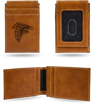 Rico Atlanta Falcons Laser Engraved Front Pocket Wallet