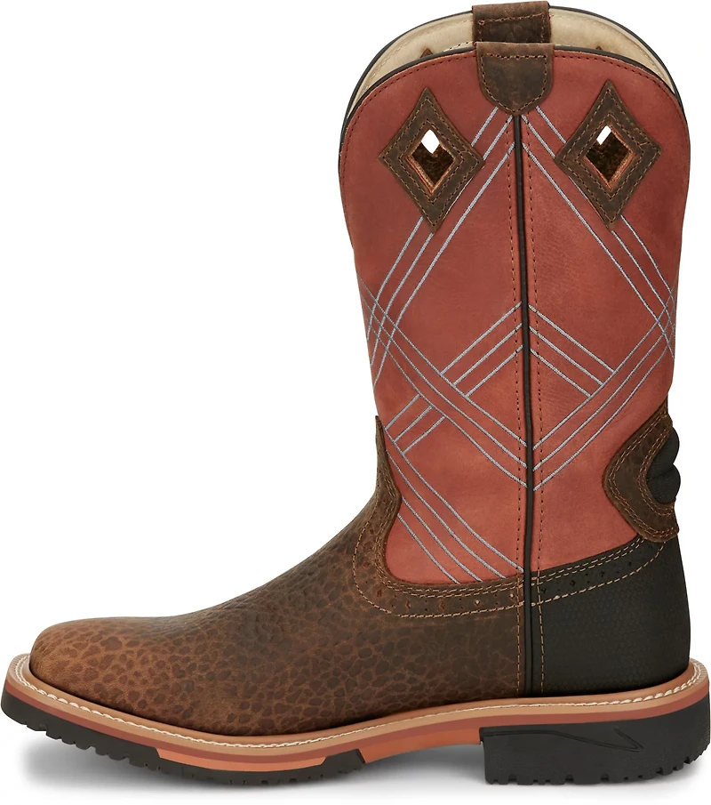 Justin Men’s Dalhart Waterproof Soft Toe Work Boots