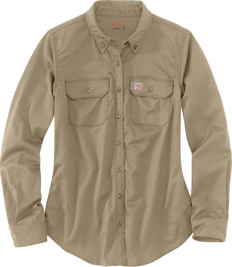 Carhartt Women's Flame Resistant Rugged Flex Twill Work Shirt