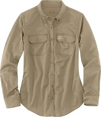 Carhartt Women's Flame Resistant Rugged Flex Twill Work Shirt