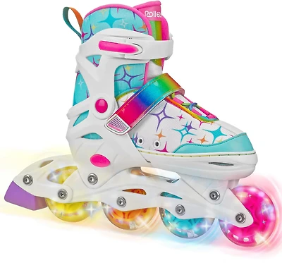 Roller Derby Girls' Stryde Lighted Adjustable Inline Skates