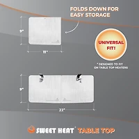 Sweet Heat Table Top 22x9 in Directional Reflector