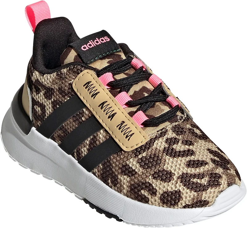 adidas Toddler Girls' Racer TR21 Leopard Shoes