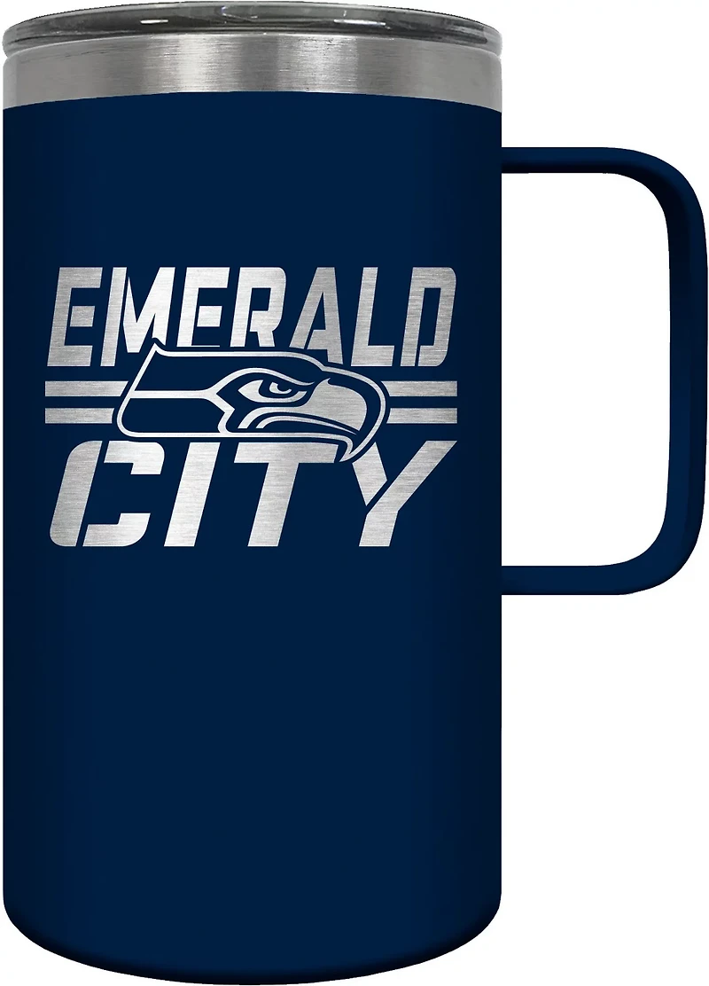 Great American Products Seattle Seahawks 18oz Hustle Travel Mug