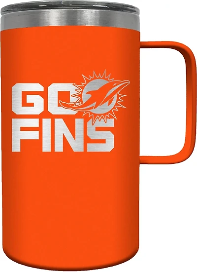 Great American Products Miami Dolphins Hustle 18 oz Travel Mug
