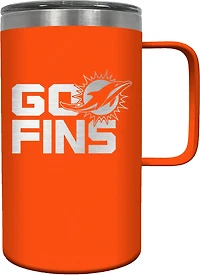 Great American Products Miami Dolphins Hustle 18 oz Travel Mug