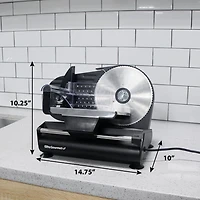 Elite Gourmet 7.5 in Ultimate Precision Electric Deli Food Meat Slicer