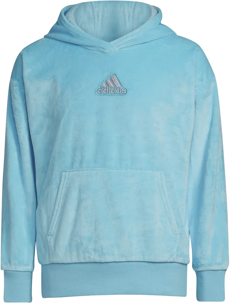 adidas Girls' Cozy Fleece Hooded Pullover
