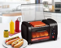 Elite Gourmet Hot Dog Roller Toaster Oven and Bun Warmer