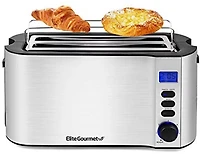 Elite Gourmet 4-Slice Long Slot Toaster