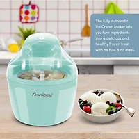 Elite Gourmet Americana 1.5 qt Electric Ice Cream Maker with Quick Freeze Bowl