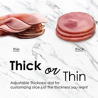 Elite Gourmet 7.5 in Ultimate Precision Electric Deli Food Meat Slicer