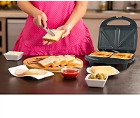 Elite Gourmet 2-Slice Cool-Touch Sandwich and Snack Maker
